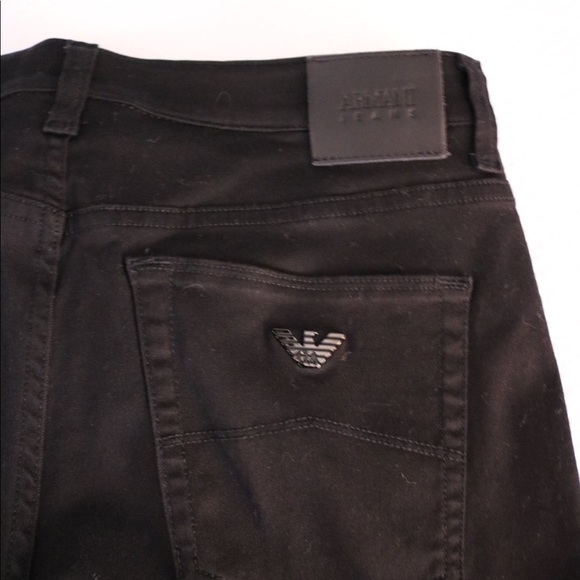 Armani Jeans Black Denim - Picture 3 of 4